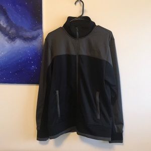 Black and Gray North Face Jacket